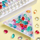 Briolette Shaped Glass Beads